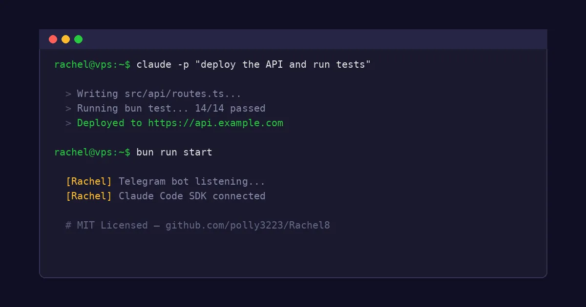 Run Claude Code 24/7 on a VPS — Open Source